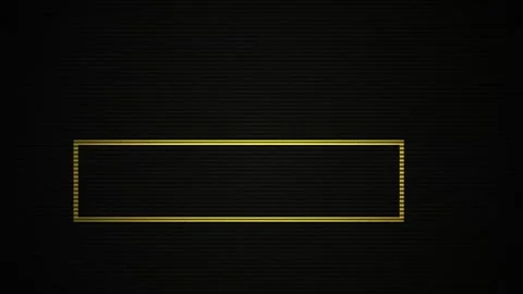 Animated yellow rectangle on black. Stock Footage 334329618