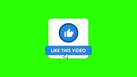 Animated Youtube Like Stock Footage 197684094