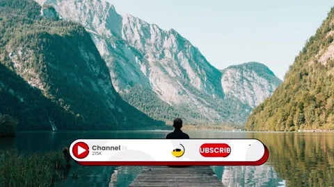 Animated YouTube Subscribe Bell Button Lower Third After Effects stock