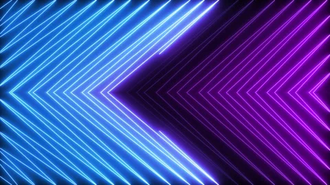Animated zig zag neon light seamless loop modern motion graphics background Stock Footage 148962258