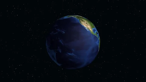 Animated Zoom from Space to Asyut Egypt with Geographic Data Overlay Stock Footage 345042133