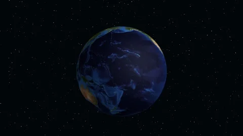 Animated Zoom from Space to Prague in the Czech Republic Stock Footage 334989045