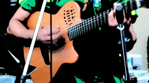 Animatedguitar Stock Footage 483335