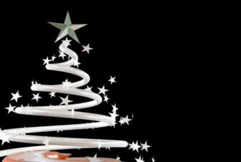 Animating Christmas tree Vídeo Stock 574741