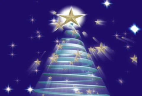 Animating Christmas tree Stock-Footage 574743