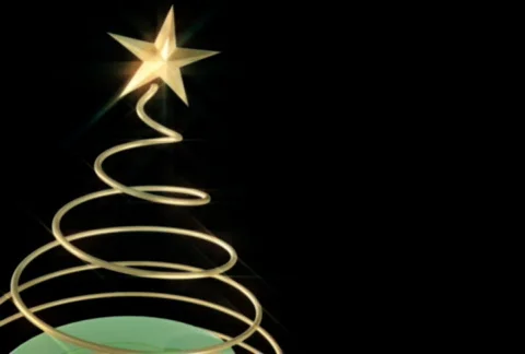Animating Christmas tree Video stock 574761