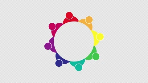 Animating a group of people. Stock Footage 199430467