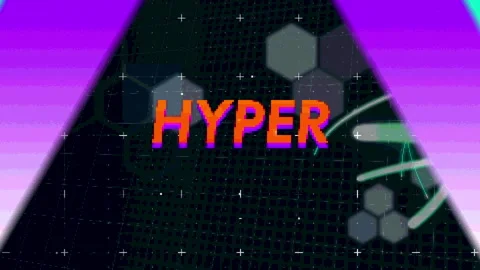 Animating loading bar filling orange, sliding right in grid, revealing neon Stock Footage 311415893