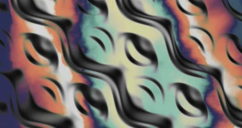 Animating a pattern with a different color wave Stock Footage 156906195
