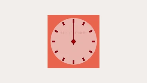 Animating text on a watch face DATA VS INTUITION Stock Footage 338305252