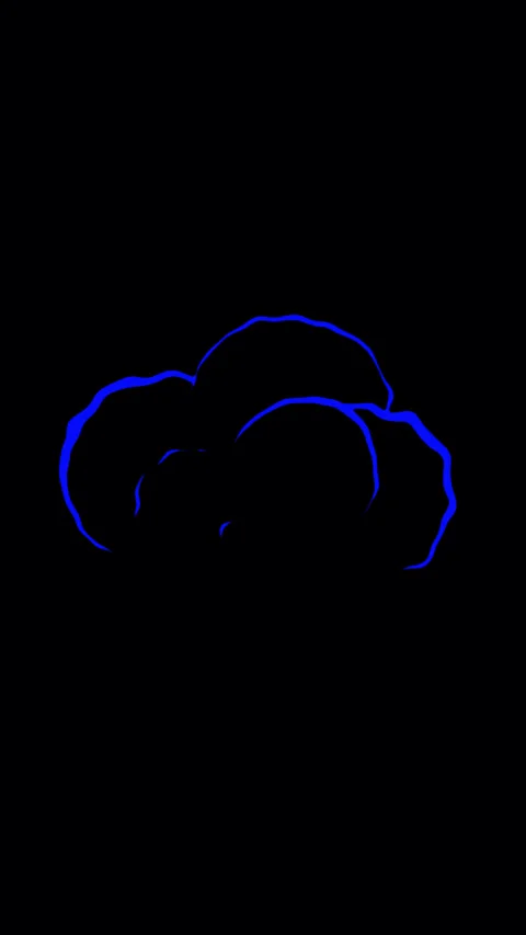 Animation 2d smoke explosion flower abstract graphic illustration Stock Footage 328034196