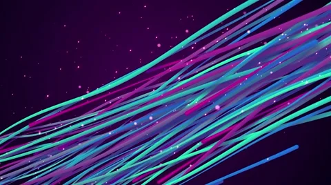 Animation 3d abstract streak line pattern moving with light star glow background Stock Footage 59934937