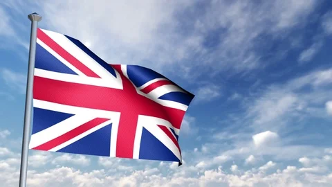Animation of 3D Flag Stock-Footage 89976487