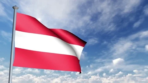 Animation of 3D Flag 스톡 동영상 89998784