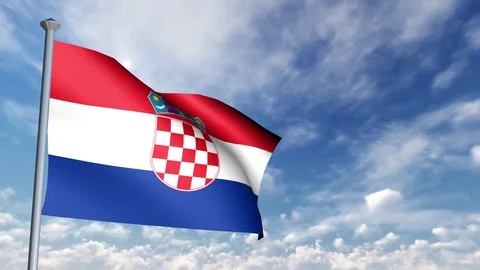 Animation of 3D Flag Stock-Footage 89998960