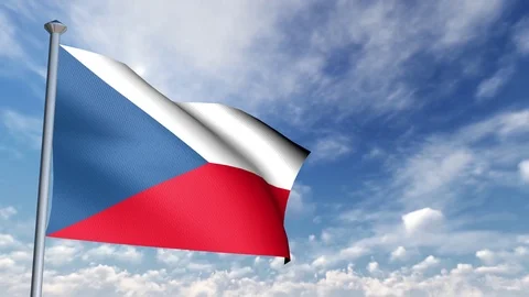 Animation of 3D Flag 스톡 동영상 89998975