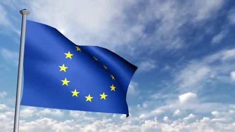 Animation of 3D Flag 스톡 동영상 89998996