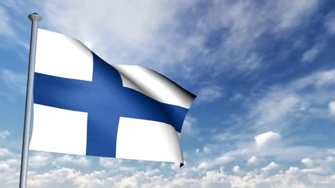 Animation of 3D Flag Stock-Footage 89998999