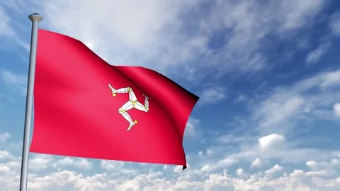 Animation of 3D Flag Stock-Footage 89999071