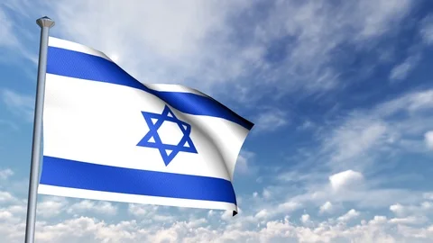 Animation of 3D Flag 스톡 동영상 89999082