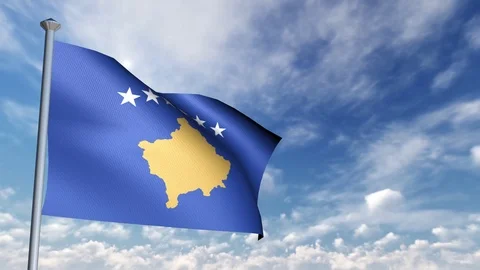 Animation of 3D Flag 스톡 동영상 89999117