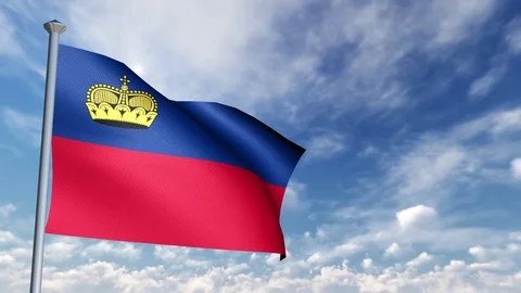 Animation of 3D Flag 스톡 동영상 89999129