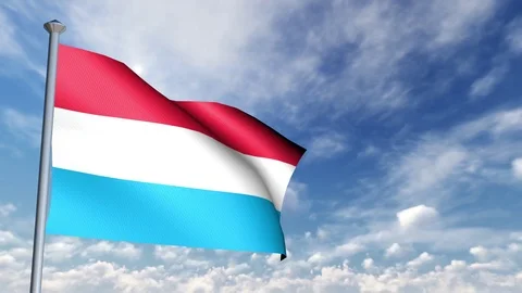 Animation of 3D Flag Stock-Footage 89999154