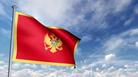 Animation of 3D Flag Stock-Footage 89999207