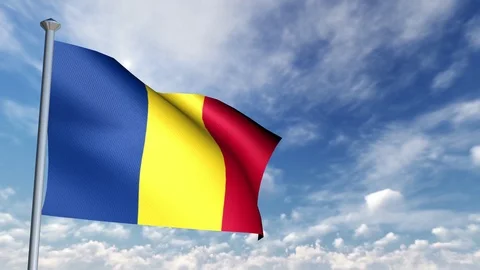 Animation of 3D Flag 스톡 동영상 89999248