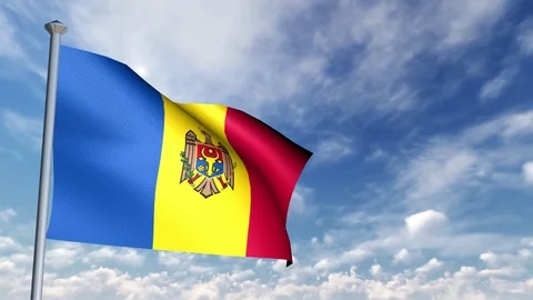 Animation of 3D Flag 스톡 동영상 89999355