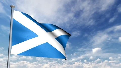 Animation of 3D Flag Stock-Footage 90017279