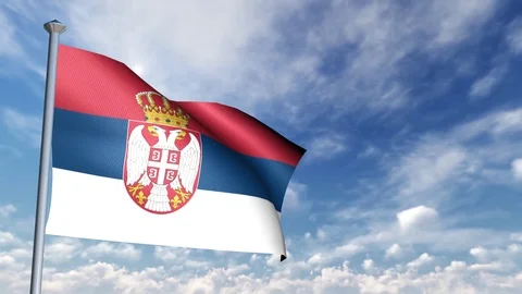 Animation of 3D Flag Stock-Footage 90017287