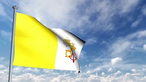 Animation of 3D Flag Stock-Footage 90017364