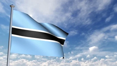 Animation of 3D Flag Stock Footage 90264112