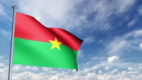 Animation of 3D Flag Stock-Footage 90264122