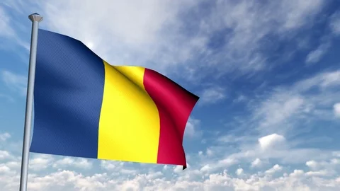 Animation of 3D Flag Stock-Footage 90264135