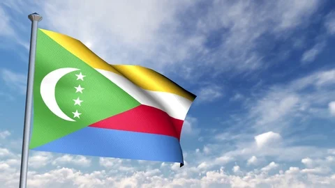 Animation of 3D Flag Stock-Footage 90264148