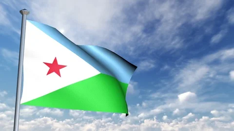 Animation of 3D Flag Stock-Footage 90264154