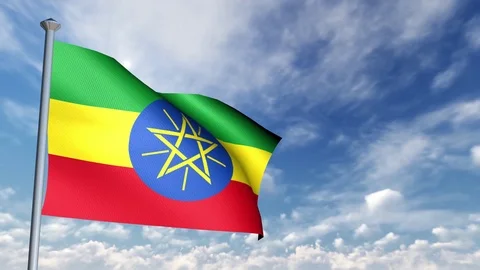 Animation of 3D Flag 스톡 동영상 90264176