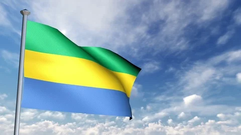 Animation of 3D Flag Stock Footage 90264177