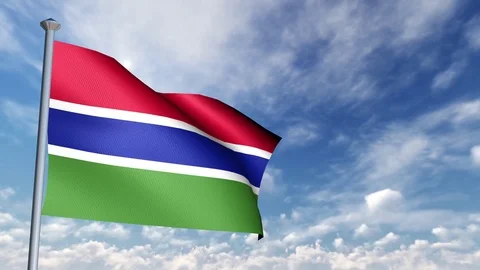 Animation of 3D Flag 스톡 동영상 90264188