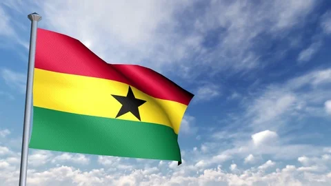 Animation of 3D Flag Stock-Footage 90264189