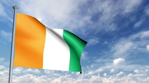 Animation of 3D Flag 스톡 동영상 90264202