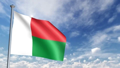 Animation of 3D Flag Stock-Footage 90264254