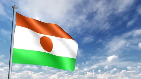 Animation of 3D Flag 스톡 동영상 90264285