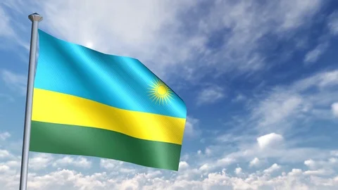 Animation of 3D Flag Stock-Footage 90264293