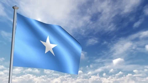 Animation of 3D Flag 스톡 동영상 90264311