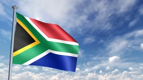 Animation of 3D Flag Stock Footage 90264315