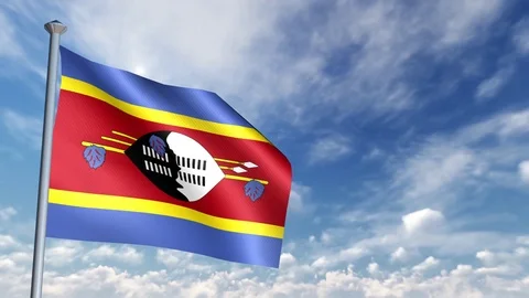 Animation of 3D Flag 스톡 동영상 90264329