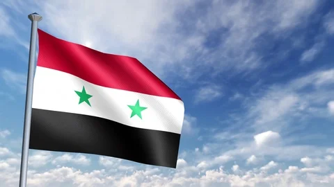 Animation of 3D Flag 스톡 동영상 90264333